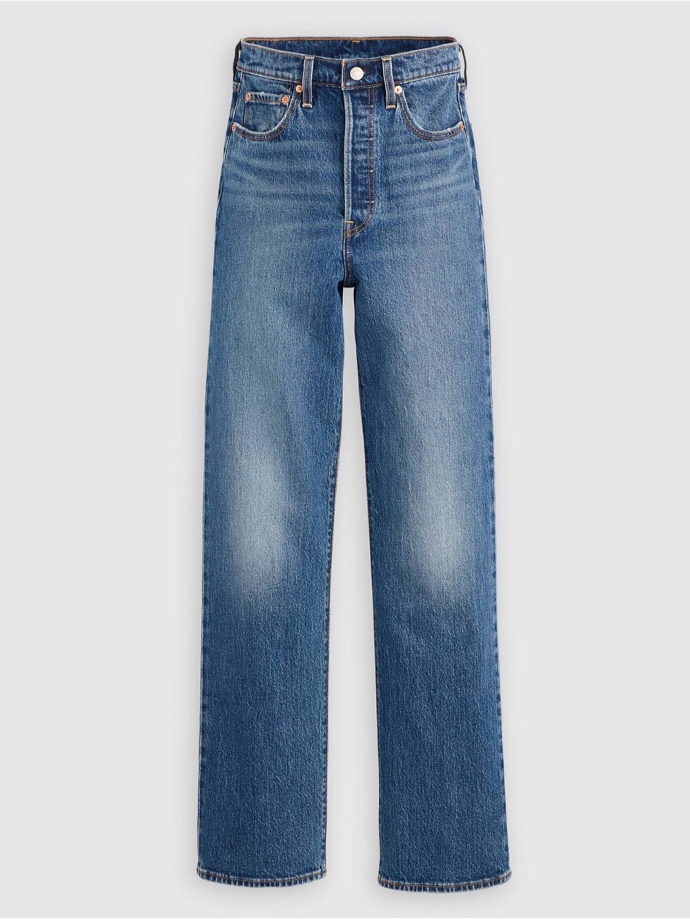 Levi's Ribcage Straight Women's Straight Leg Jeans - Medium Blue